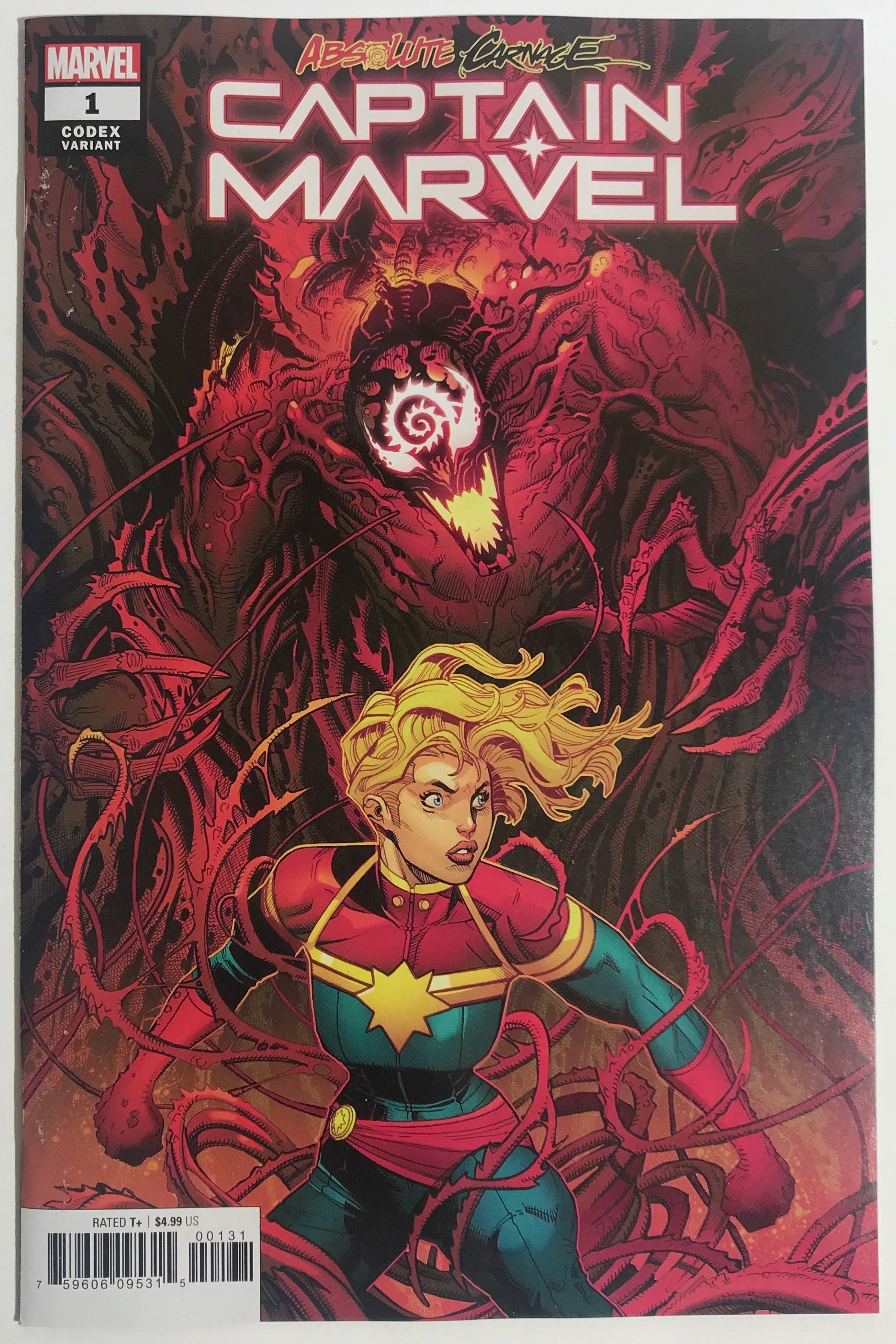 Absolute Carnage Captain Marvel #1 (CODEX Variant)