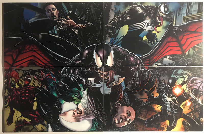 The Amazing Spider-Man and Venom 4 Book Connecting Variant Set