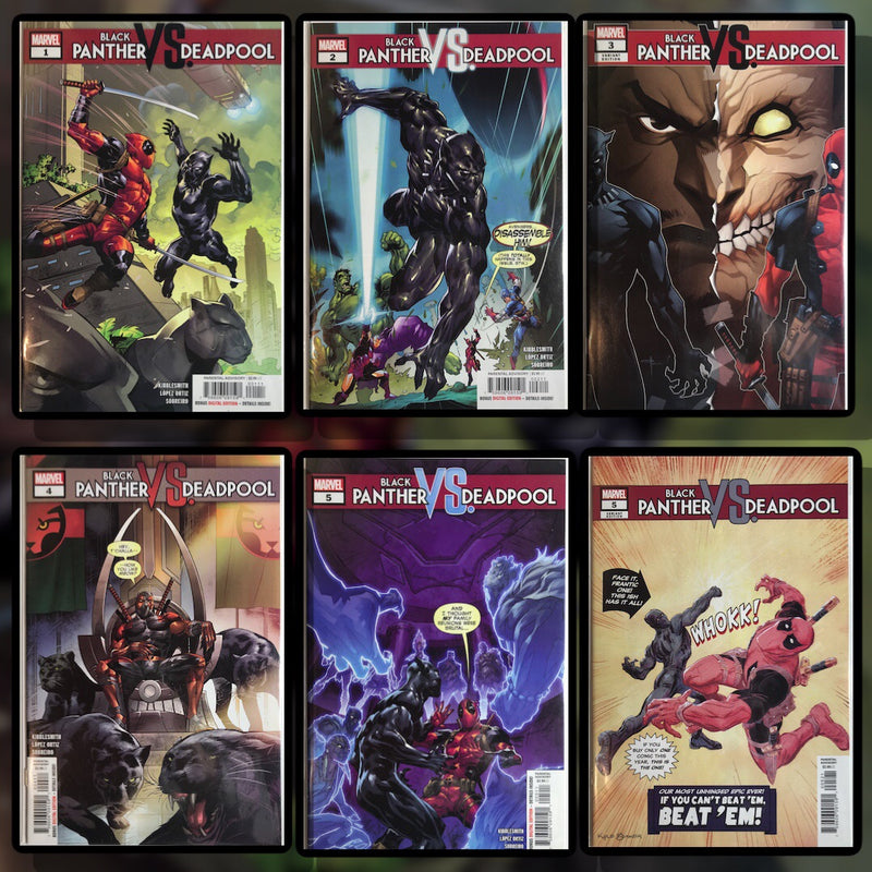 Black Panther vs. Deadpool (2018, Full Run - Mixed Cover Bundle)