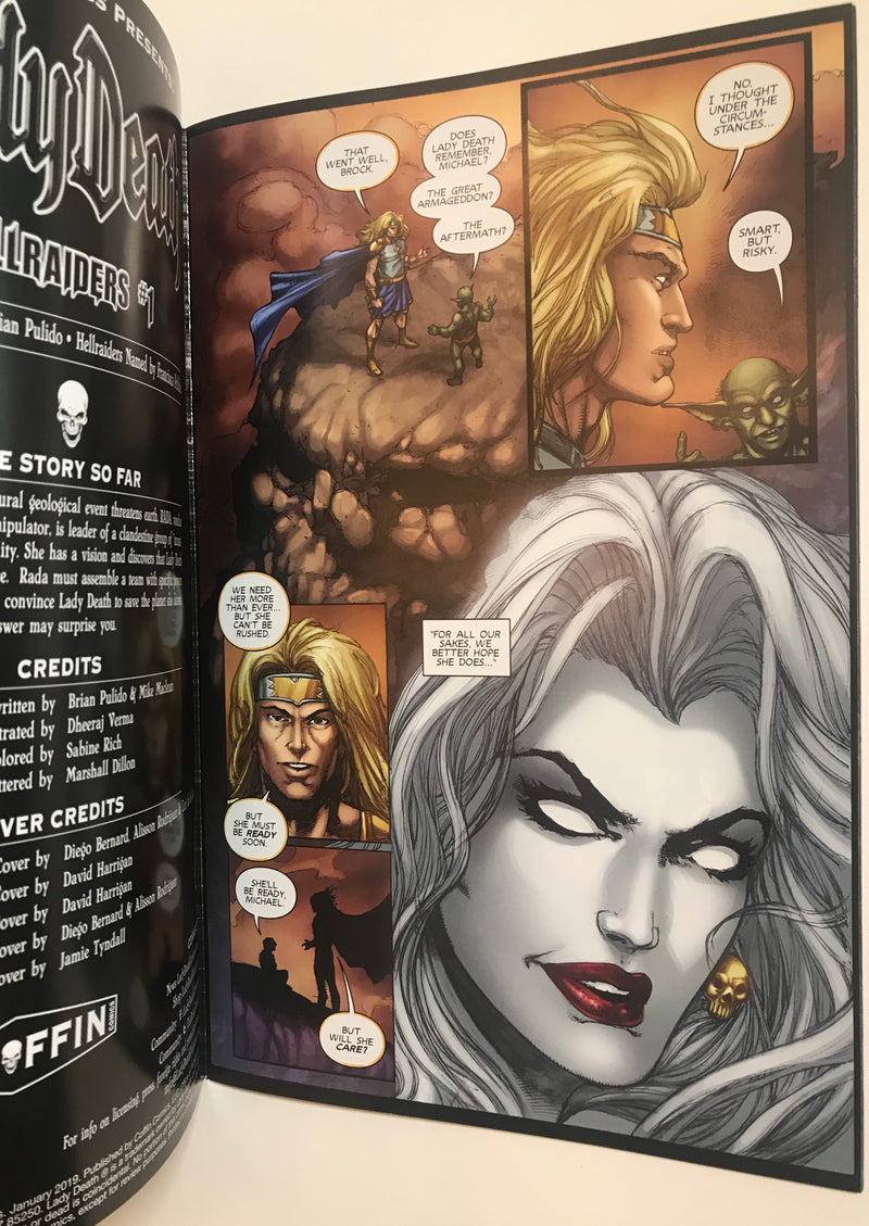 Lady Death: Hellraiders (Bombshell Edition Cover)