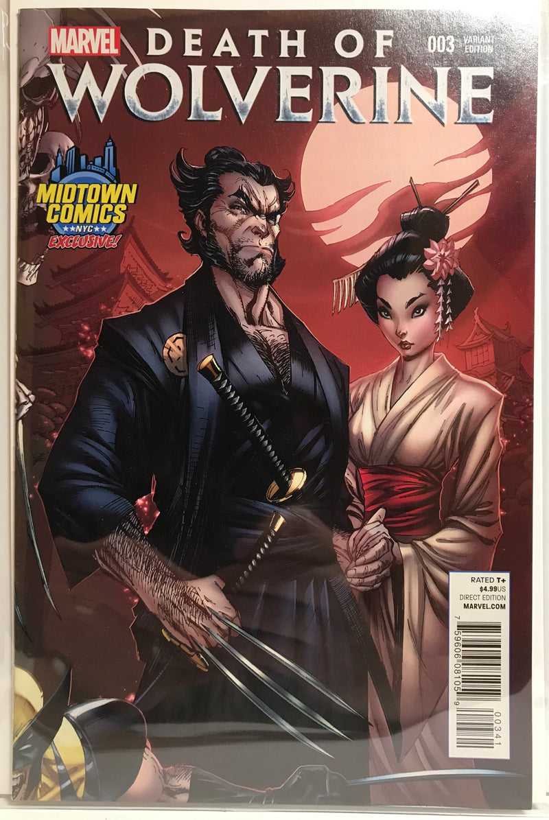 Death Of Wolverine - Midtown Comics NYC Exclusive Variants (3 Issue Set)